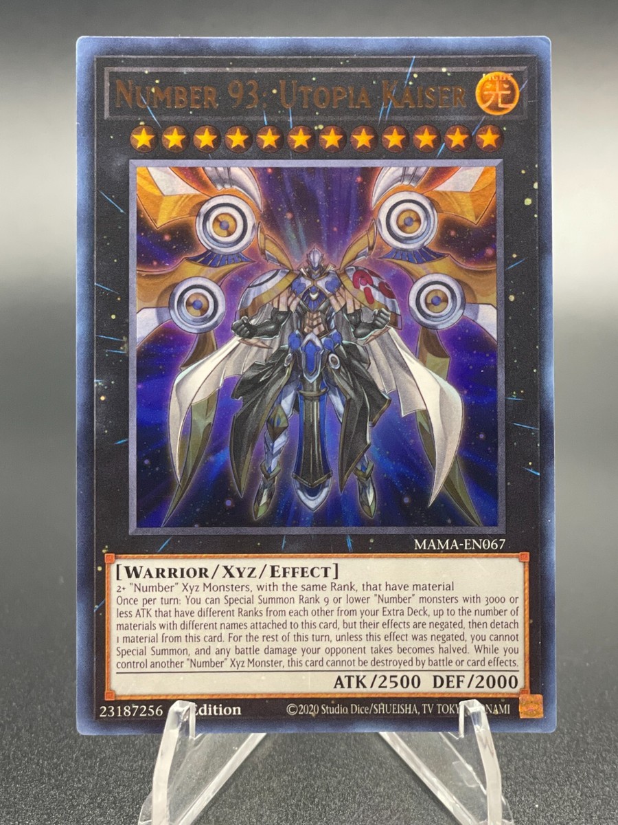 Yugioh! Number 93: Utopia Kaiser - MAMA-EN067 - Ultra Rare - 1st