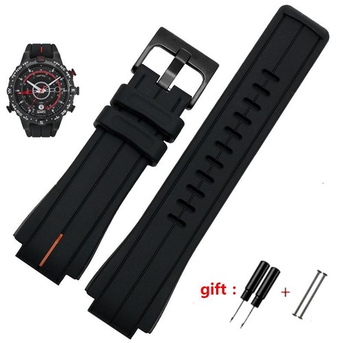 Correa de reloj de silicona impermeable apta para Timex T2N720 T2N721 TW2T76300 Sport Series - Imagen 24 de 34