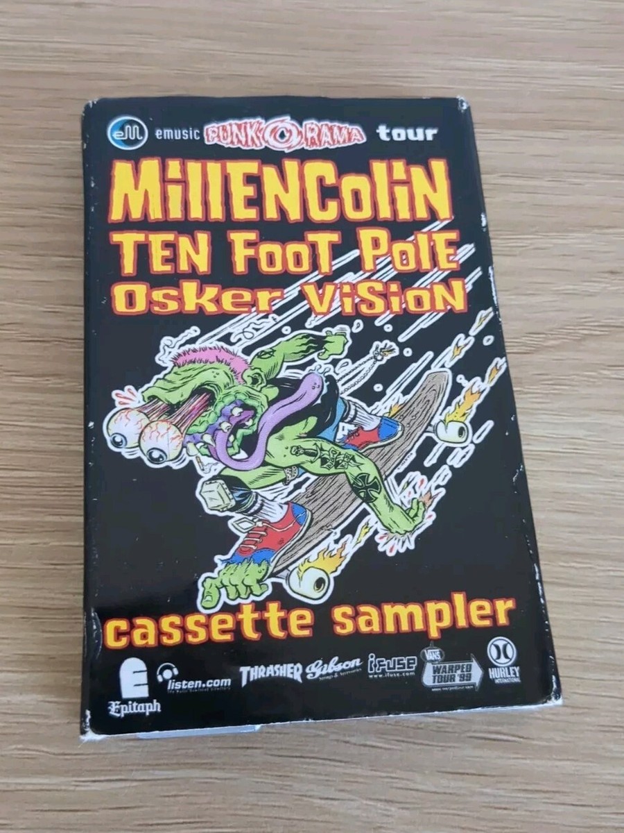 PUNK O RAMA Tour Cassette Tape Sampler Millencolin Ten Foot