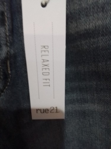 GIRLS/JUNIORS RUE 21 RELAXED FIT JEANS. SIZE 3/4. NEW! - Picture 2 of 5