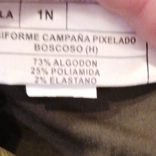 Traje Militar pixelado boscoso - Imagen 3 de 3