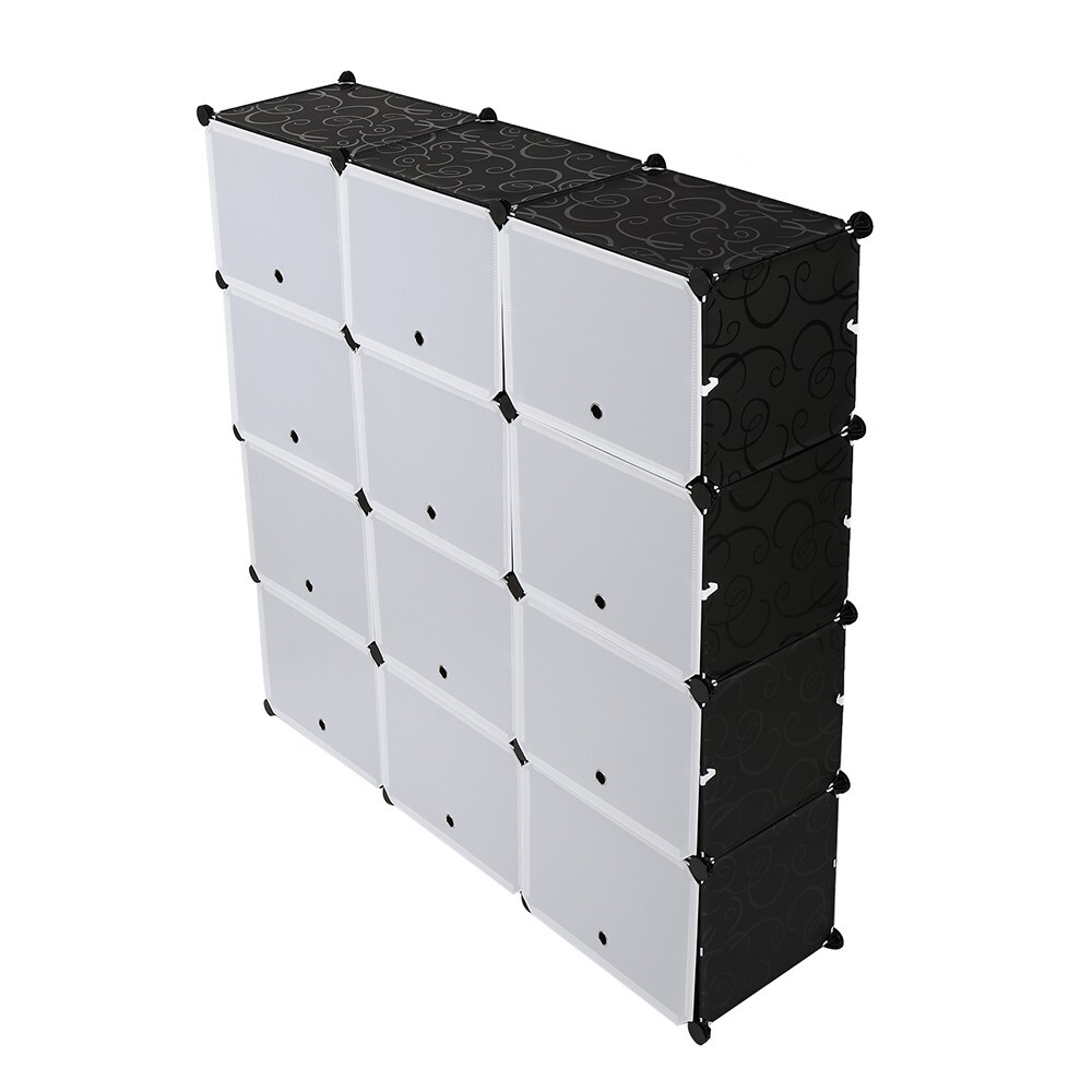 Shoe Rack Storage Organizer Cabinet Portable Closet With Dustproof Doors 48 Pair