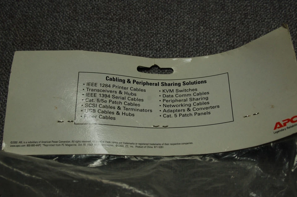 DB25 Male to Male Serial Parallel Cable RS232 25 Foot . IEEE-1284    - Image 4 of 4