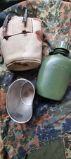 Original  Armee  Trinkflasche  Original Foto Mit Trinkbecher Zum Kochen
