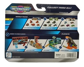 Micro Machines Garage Icons Chase Recluse Rat Rod Morab Race Cycle Quetzal 5pk