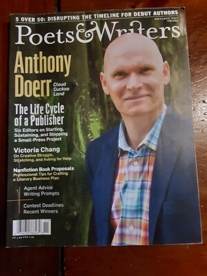 New POETS & WRITERS MAGAZINE November/December 2021