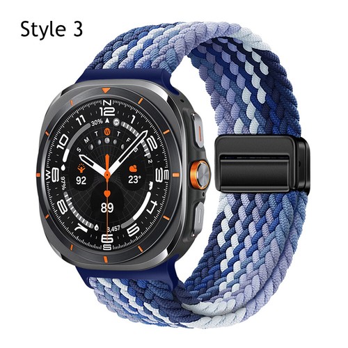 For Samsung Galaxy Watch Ultra Strap 47mm Magnetic Nylon Braided Sport Bracelet* - Picture 27 of 33