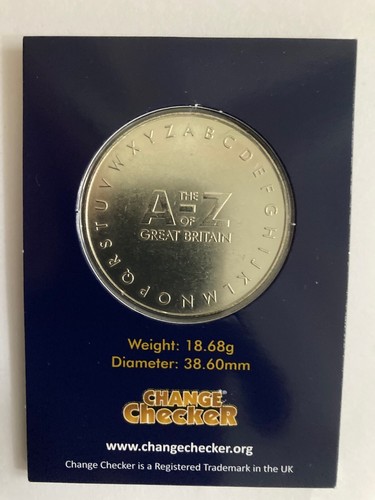 2018 COMPLETER MEDAL 10p A-Z Alphabet LETTERS UNCIRCULATED CARDED SEALED - Picture 2 of 2