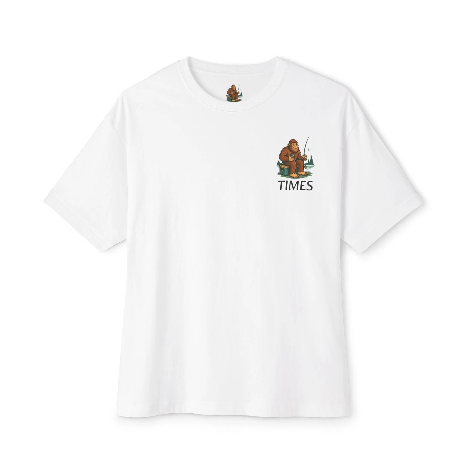 Bigfoot Fishing, Unisex Boxy T-shirt for Outdoor Adventures, Casual Summer Wear
Opens in a new windo
