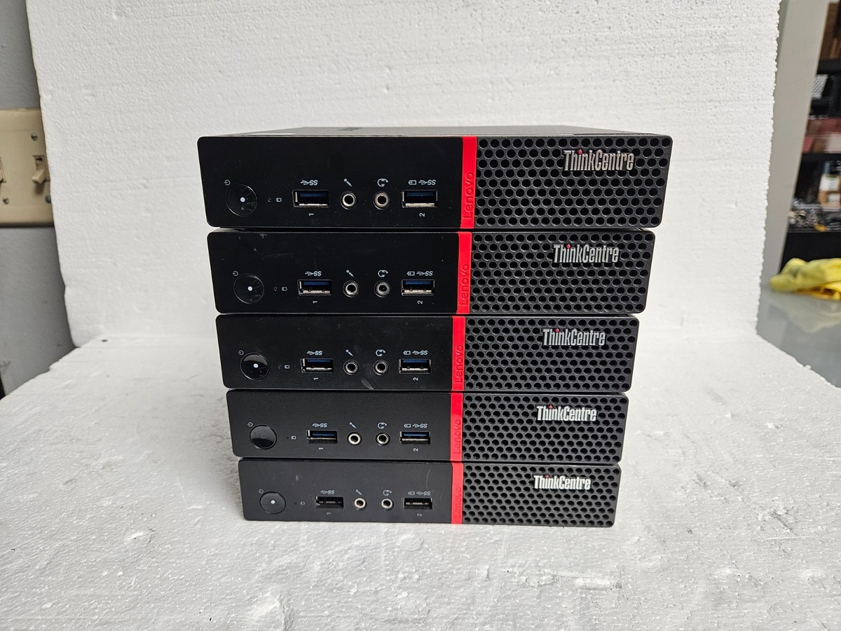 Lot of 5 - Lenovo ThinkCentre M700 Mini Tiny PC i5-6400T 8GB