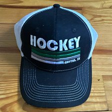 Hockey Austin TX Adjustable Trucker Hat Black...