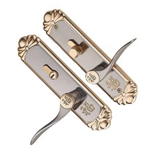 European Indoor Handle Door Lock Cylinder With Keys LW