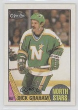 1987-88 O-Pee-Chee Blank Back Dirk Graham #184 k5i