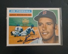 2001 Topps Archives JIM PIERSALL Boston Red Sox Signed Autograph Authentic NM-MT