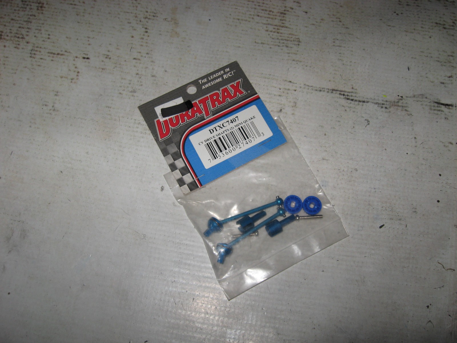 RC Duratrax Mini Quake CV Drive Shaft Set Blue (2 Shafts) DT