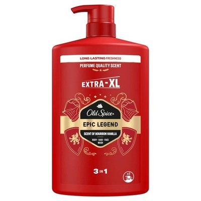 Old Spice  3-in-1 Duschgel für Haar, Gesicht und Körper 1000 ml Tiefenreinigung