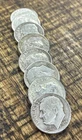 US Silver Dimes, Lot of 8 Roos… all pre 64 STOCK PHOTO !