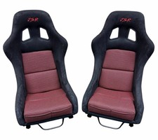 Universal Ultra Lightweight Fixed Mounted Bucket Seat With Rails Sliders Suede Universal Ultra Lightweight Fixed Mounted Bucket Seat With Rails Sliders Suede