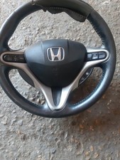 Honda Civic Type S Steering Wheel Black Leather Mk8 2006-2011
