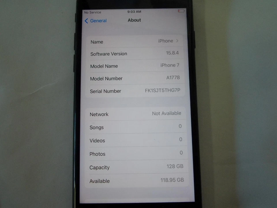 Apple iPhone 7 A1778 128GB (AT&T 50.0.2) Black Touchscreen Smartphone - Image 2 of 4