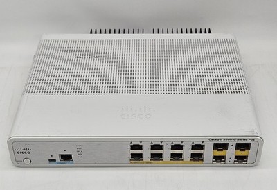 Cisco Catalyst 3560C 8-Port 10/100 PoE Network Switch WS-C3560C-8PC-S