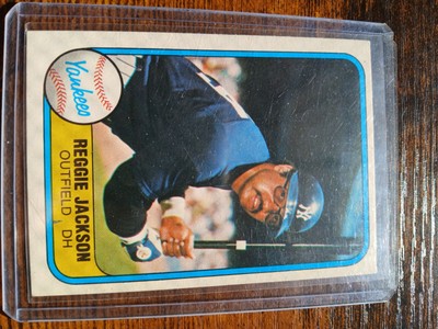 1981 Fleer - Reggie Jackson #79 ''Mr. Baseball'' on Front