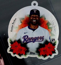 2025 Topps Holiday Oversized Die Cut Ornaments #OO4 Kumar Rocker RC LOGO