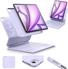 ESR for iPad Air 13 Inch Case with Keyboard M4/M3/M2 2026/2025/2024 - Purple