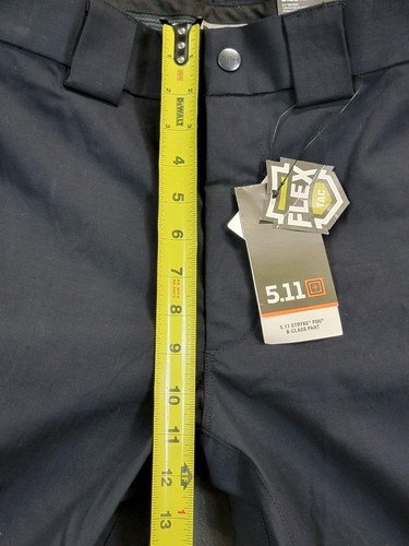 511 5.11 Tactical Stryke Pants Mens 32 Black Unhemmed Canvas PDU Class B - Picture 9 of 9