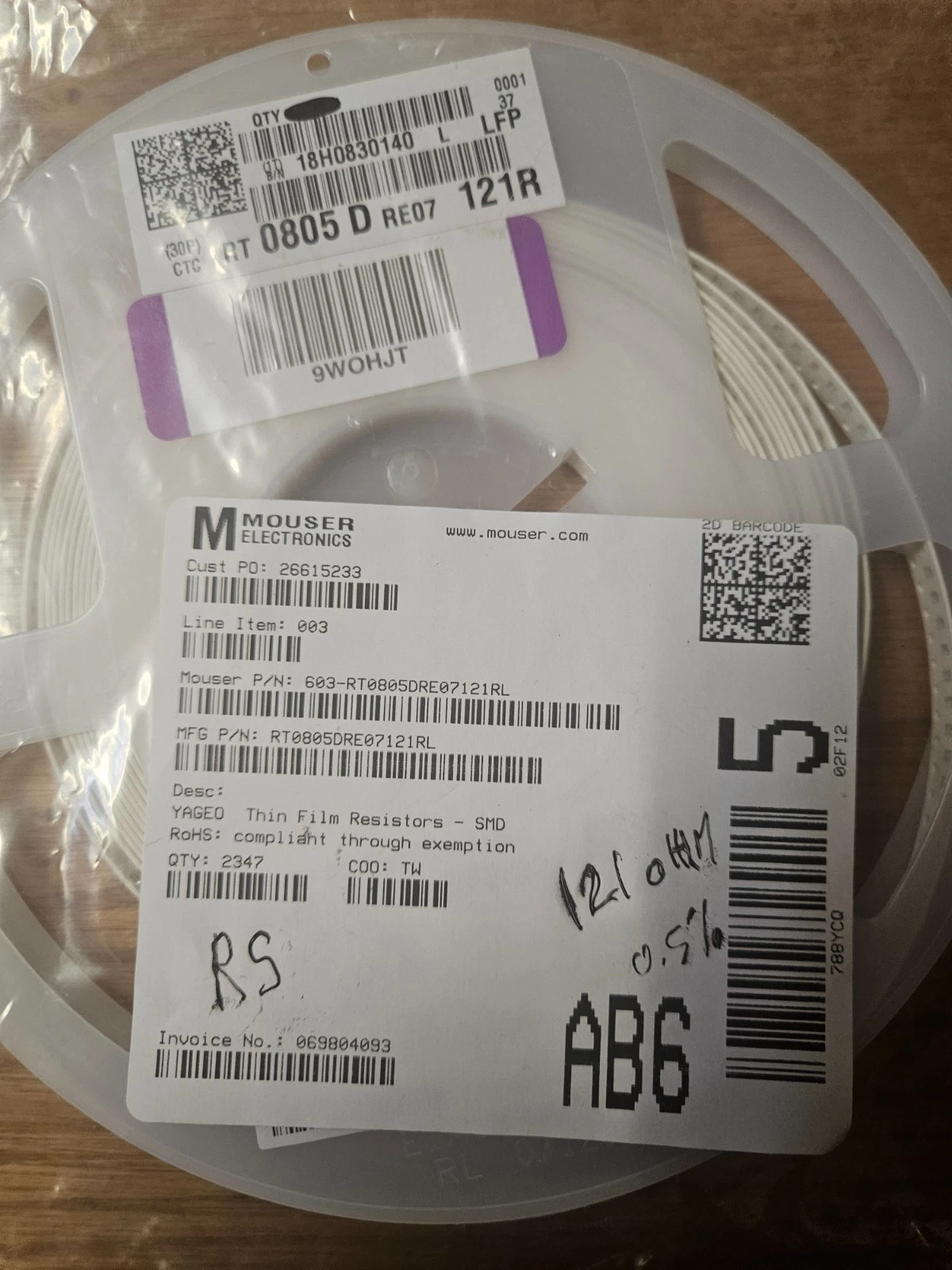 Bulk SMD Components Lot – Resistors, Capacitors, ICs – Yageo, Xicon, Panasonic, image 7