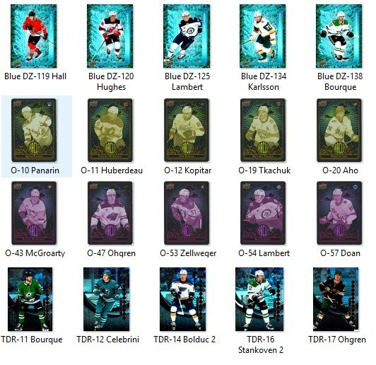2024-25 Upper Deck Extended Series Insert Short Prints and Gold - Pick your card