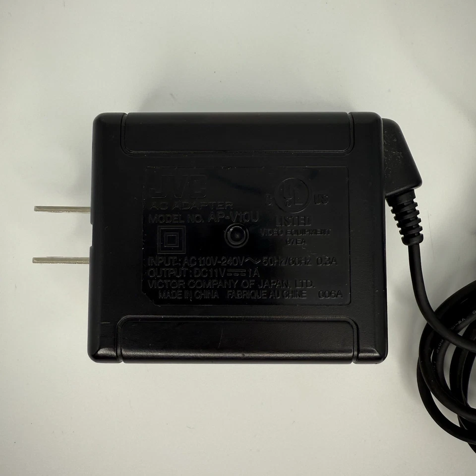 Cargador Adaptador Fuente Alimentación CA Videocámara JVC AP-V10U Original Genuino 11V Foto 2 de 3