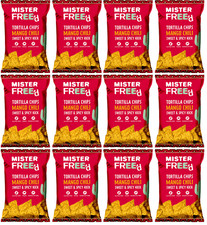 12 x Mister Free'd Tortilla Chips with Mango Chili - 135g