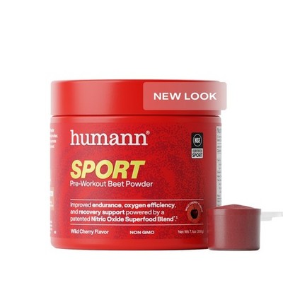 HumanN SuperBeets Sport - Wild Cherry Pre-Workout, Elektrolyte, Nitro Unterstützung