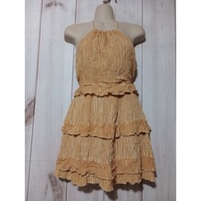 Lulu's Dress Ladies Extra Small Yellow Mini