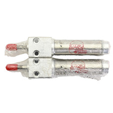Lot of 2x Bimba Stainless BF-041 Pneumatic Cylinder 3/4" Bore 1" Stroke