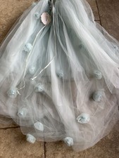 Dollcake Girls Gown Pageant Party Dress Age 5 Moody Blues Frock NWT