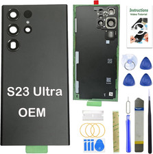 for Samsung Galaxy S23 Ultra Back Glass Replacement,Oem Back Cover Replacement f