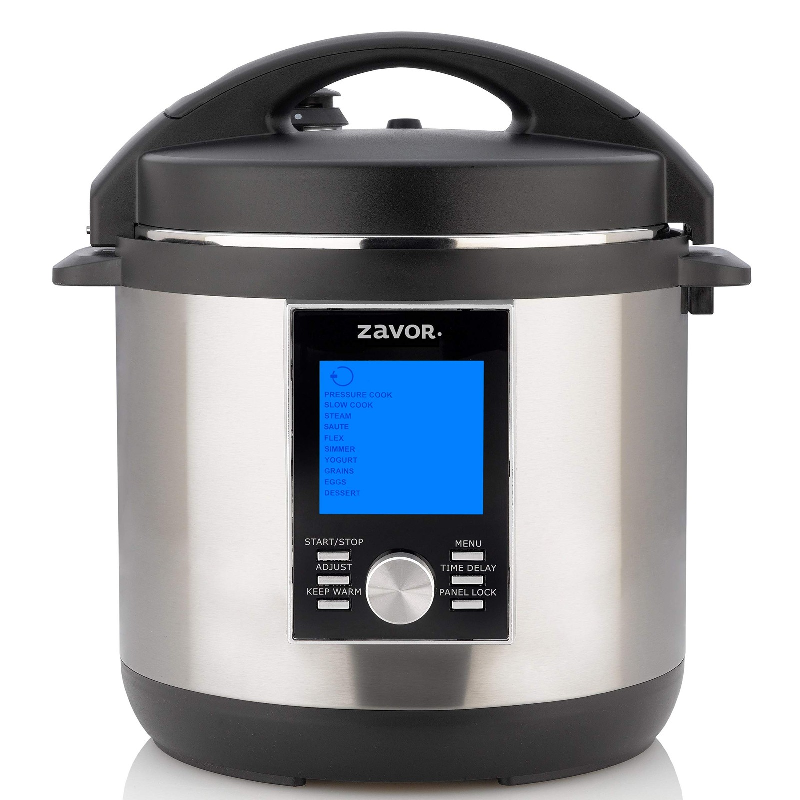 LUX LCD 6 Quart Programmable Electric Multi-Cooker: Pressure Cooker, Slow Coo...