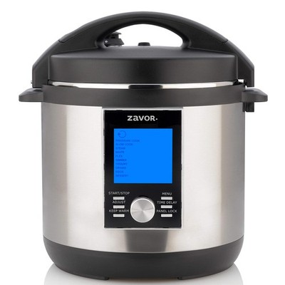 LUX LCD 6 Quart Programmable Electric Multi-Cooker: Pressure Cooker, Slow Coo...