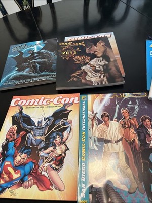 2007 Comic Con International Events Guide Stars Wars Cover Lot Of 5