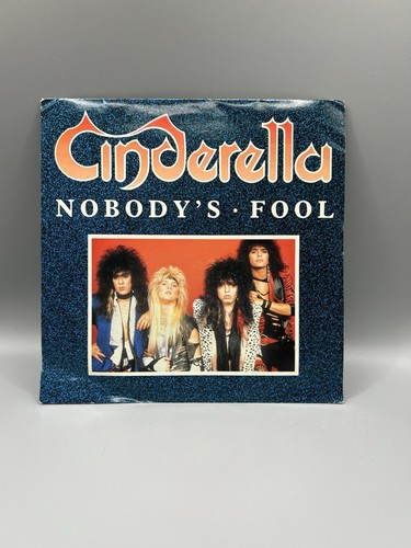 Cinderella,"Nobody Fool" Rare 7" Vinyl - 第 1/2 張圖片