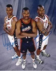 DAVID ROBINSON / SHAQUILLE O'NEAL / HAKEEM OLAJUWON SIGNED AUTOGRAPH 8X10 PHOTO