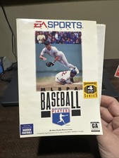 Sega Genesis Cover Art Only MLBPA Baseball 
