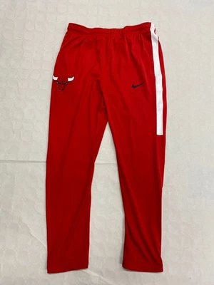 Hose Jogging Herren Nike NBA Chicago Bulls Rot Dri-Fit GRÖSSE S - Bild 1 von 4