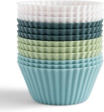 Reusable Silicone Baking Cup Silicone Muffin Liners Cupcakes BPA Free Regular 12