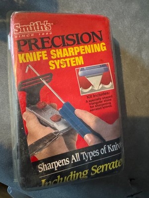 Smith's Precision Knife Sharpening System Kit w/Hard Carrying Case. Never Used.