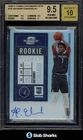 2020 PANINI CONTENDERS OPTIC #137 ANTHONY EDWARDS ROOKIE TICKET AUTO RC BGS 9.5