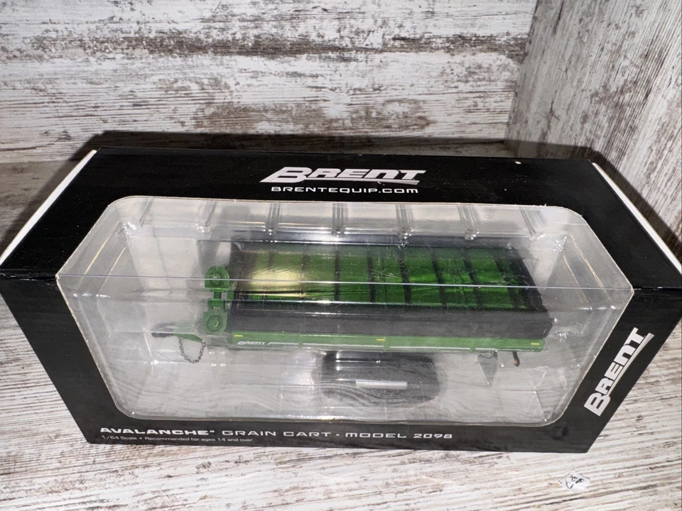 1/64 Brent Avalanche 2098 Grain Cart with Equalizer Tracks, Green Spec-Cast - Image 3 of 4