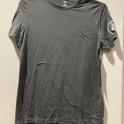 Volcom True To This Performance Gray T-Shirt Size M NWT Active Basics